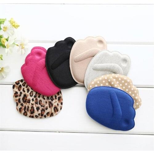 2PC Forefoot Insole Shoes Pads High Heel Soft Insole Anti-Slip Foot Protection Foot Cushions Sponge Pain Relief Women Foot Care