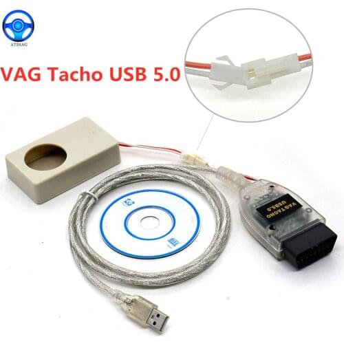 Vagtacho USB Version V 5.0 VAG Tacho For NEC MCU 24C32 or 24C64 with Best Price VAG Tacho Freeshipping