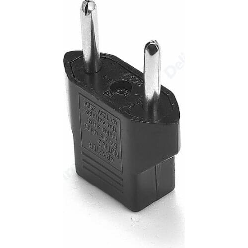 1000pcs China CN US To EU Plug Adapter European EU Travel Adapter Electrical Plug Converter Power Charger Socket AC Outlet