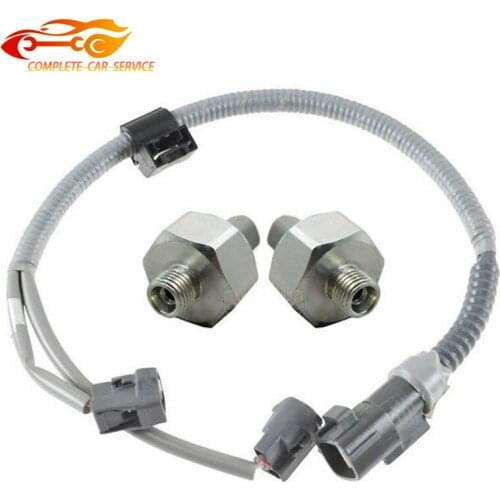 2 Pcs Knock Sensor With Wire Harness Suit For TOYOTA Camry ES300 89615-12090 82219-33030 82219-07010