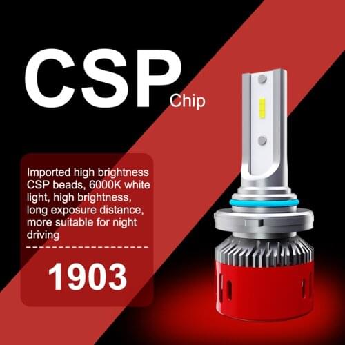 2pcs 60W Working Lamp LED Headlamp Headlight COB Light 1903 9006/HB4 6000LM IP68 Waterproof Super Bright Car Lights