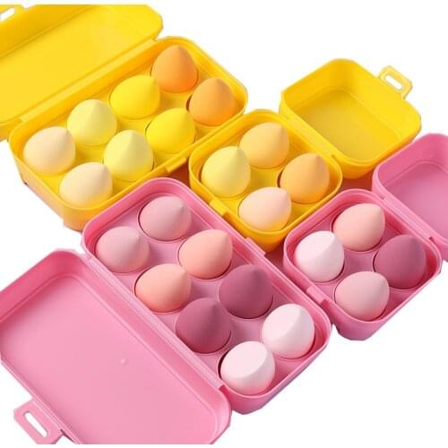 4PCS Water Drop Beauty Makeup Sponge Cosmetic Puff Blending Facial Foundation Powder Make Up Sponges Accessories Maquillaje