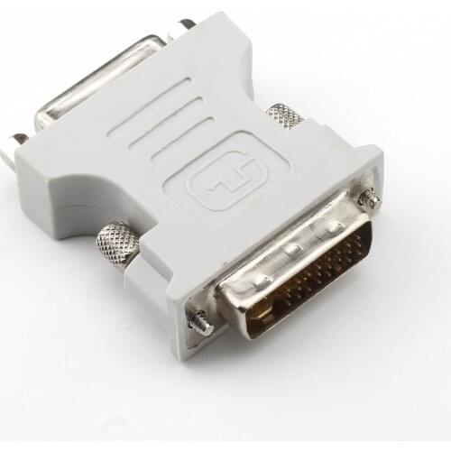 HWEXPRESS Hot DVI-D Female to DVI-I Male PC Connector Adapter Converter