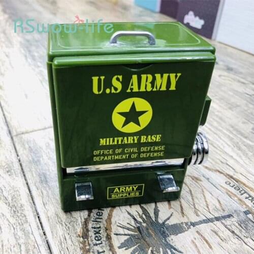American Creative Retro Toothpick Box Vending Machine Shape Pressing Toothpick Holder Storage Containers Plastic Container
