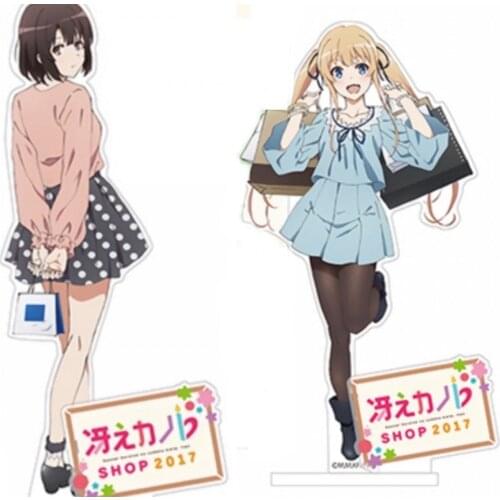 Anime Saekano: How to Raise a Boring Girlfriend Megumi Kato Acrylic Stand Figure Model Desktop Decorations Cosplay Cartoon Gifts