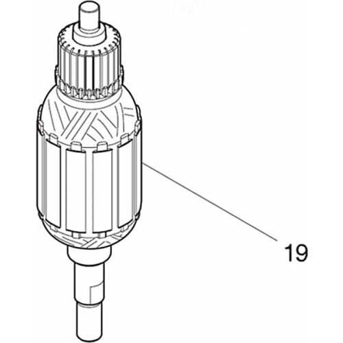 ARMATURE 220V Rotor 510258-8 Replace For Makita M9204B M9202B