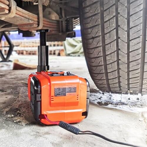 12V Car Electric Hydraulic 5 Ton Jack Wrench Inflator Pump Tire Change Tool Set Car Off-road Vehicle