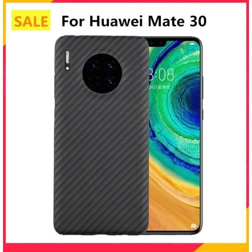Biipaer 100% Real Pure Carbon Fiber Phone Case For Huawei Mate 30 Ultra-thin Anti-Fall Hard Cover For Huawei Mate30