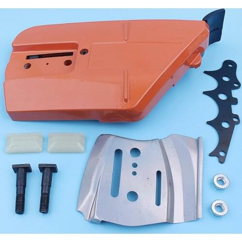 Chain Brake Sprocket Side Cover Kit For Husqvarna 385 390 385XP 390XP Chainsaw Bar Plate Felling Dog Nut Bolt Stripe Spare Part
