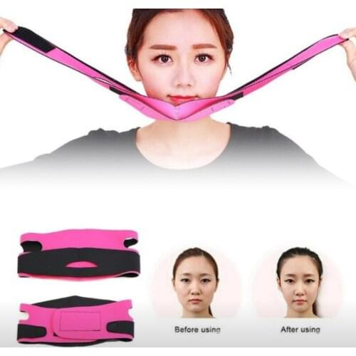 Face lift Slimming Mask V Line Chin Up Patch 4D Reduce Double Chin Tape Lift Up Belt Thin Neck Mask Sleeping Face-Lift Bandage