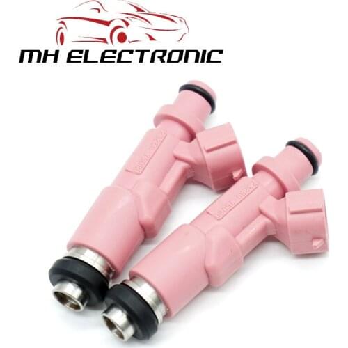 MH Electronic 2pcs Top Fuel Injector Nozzles 23209-79135 23250-79135 Suitable for Toyota Prado RZJ120 2.7 3RZ