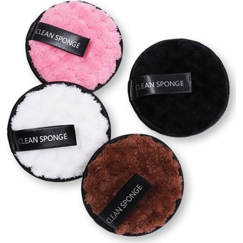 Reusable Makeup Remover Pads Microfiber Sponge Cotton Cleaning Tool Make Up Removal Pads