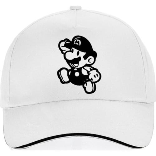 Fashion Creative game The Soaring Mario Baseball Cap Summer men women Mario Brothers hip-hop cap adjustable snapback hat gorras