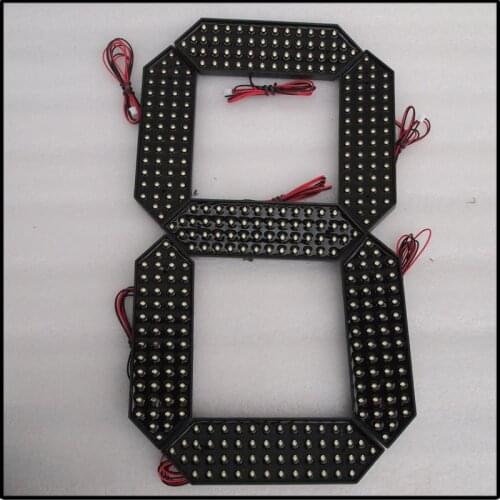 18"white color digita number module gas led oil price,7 segment of the modules,High brightness led chip,led billboard,clock