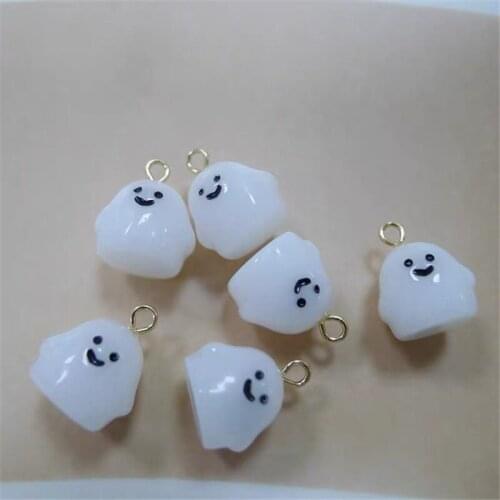 New style 50pcs/lot 15*12mm cartoon Snowman/Elves shape alloy hanger resin charms diy jewelry earring/garment pendants accessory