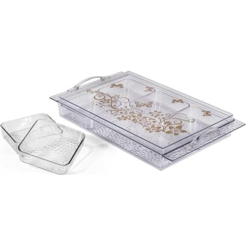 Transparent Color Flat Cap for Breakfast