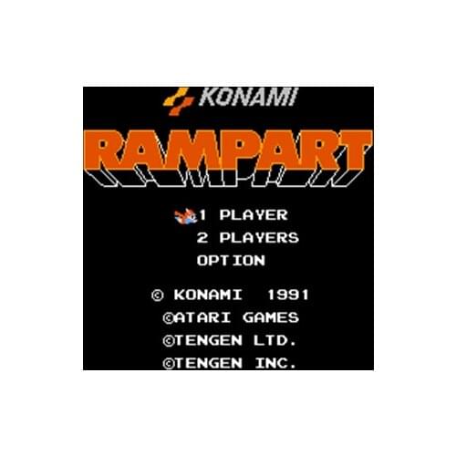 Rampart Region Free 60 Pin 8Bit Game Card For Subor Game Players