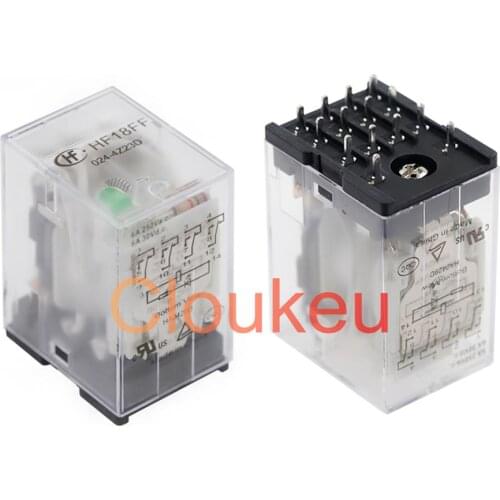 Relay JQX-18FF- HF18FF-005 012 024-4Z23D 5V 12V 24V 5A 14pin