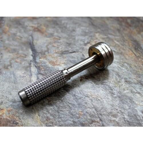 Top Titanium Alloy Demountable Screwdriver Handle With Ceramic Bearings EDC Multi-functional Tools Non-slip Repair Hand Tool