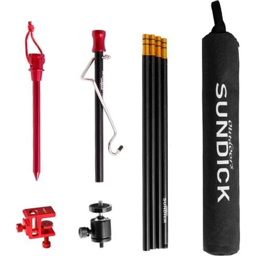 Detachable Lantern Stand Lamp Tripod Camping Lamp Bracket Lamp Holder Portable Camping Accessory