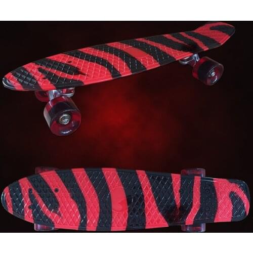 Mini cruiser skateboard 22" banana skate board longboard the deck and wheels ABEC 9 skate board hot wheels caminhao truck