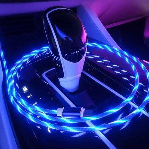LED Luminous Mobile Phone Cable For chevrolet spark cruze malibu onix colorado lacetti captiva aveo trax sonic silverado 1500