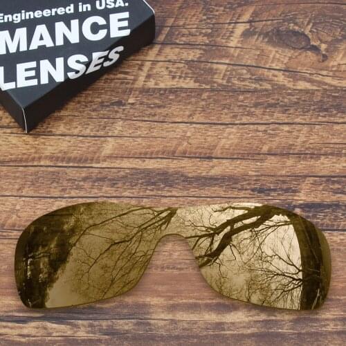 ToughAsNails Polarized Replacement Lenses for Oakley Antix Sunglasses Peach Gold (Lens Only)
