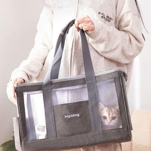 Comfort Breathable Pet Dogs Sling Carrier Bag Carry Tote Portable Outdoor Handbag Backpack Capacity Puppy Cats Travel Zipper