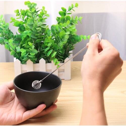 Stainless Steel Salon Hairdressing Dye Cream Whisk For Hair Coloring Tool Salon Dye Cream Whisk Hair Mixer Barber Stirrer