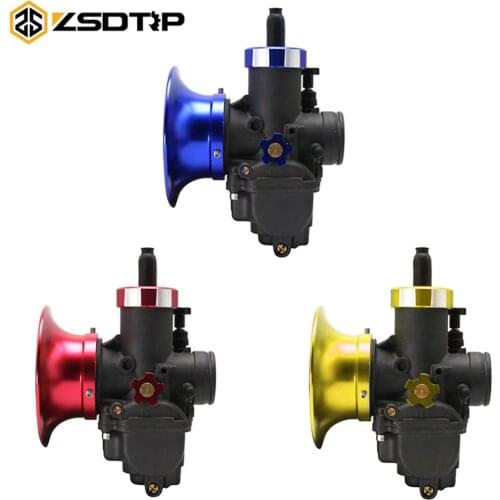 ZSDTRP Motorcycle Keihin Carburetor PE28mm PE30mm + 50mm Wind Cup For Honda Kawasaki 150 160 200cc Engine Carburetor