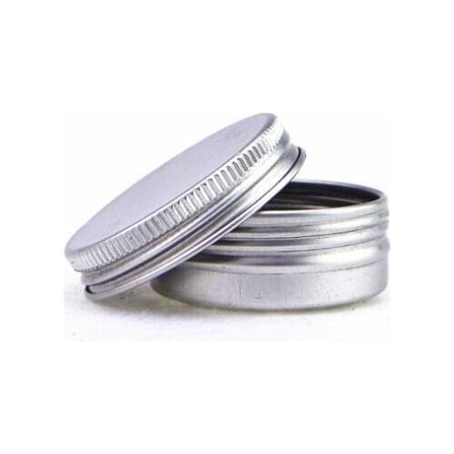 100pcs/lot 5g Aluminum Jar Tin Pots 10cc Cosmetic Packaging Container