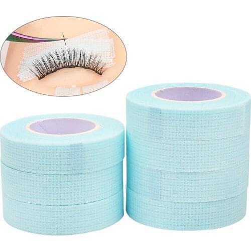 24Rolls Eyelash Extension Eye Pads Blue Medical Eyelash Sticker Lint-free Medical Tape Paper Under Patches Tool for False Lashes