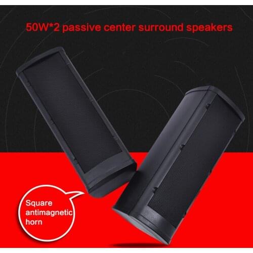 50W*2 High-power 2-unit Speaker with Crossover Home Sound Column Wall-mounted Speaker/passive Center Speaker Surround Speaker