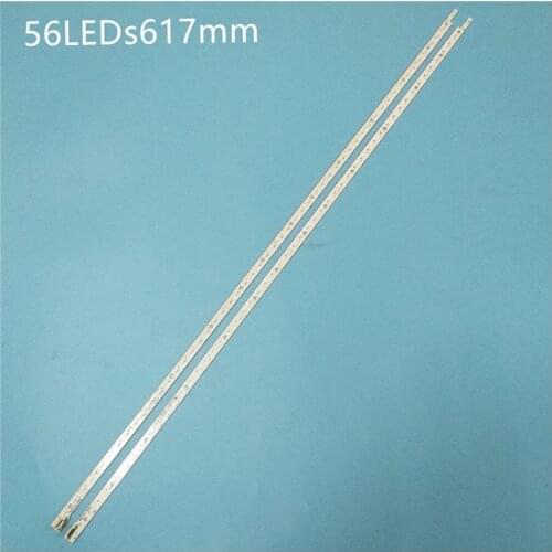 50E580F L50E5690A-3D led light V500H1-LE6-TLEM2 V500H1-LE6-TREM2 1pcs=56led 615mm 1pair
