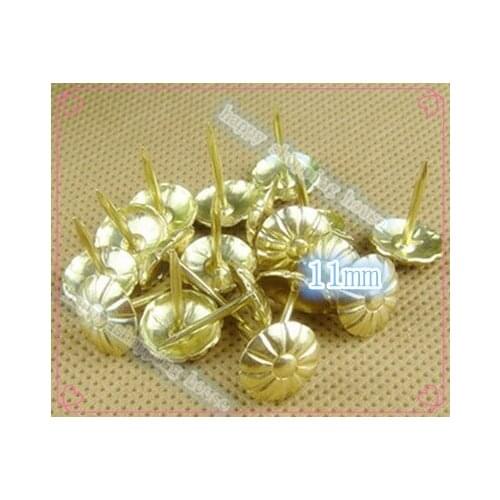 A010 11MM iron Nail color Upholstery Nail Jewelry Box Wall Door Sofa Furniture Decorative Tack Stud Pushpin