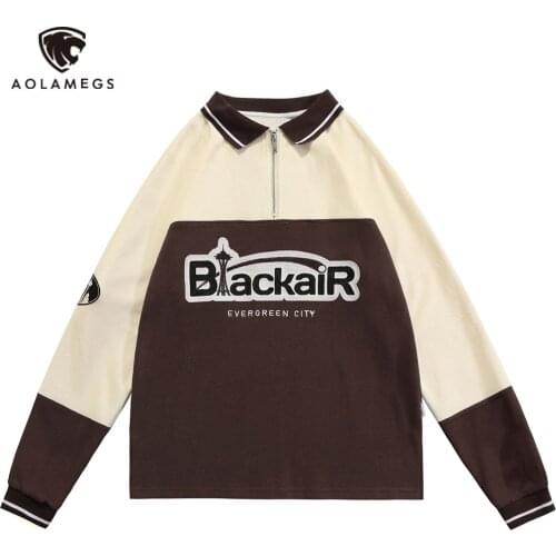 Мужские толстовки с воротником Aolamegs China At AliExpress