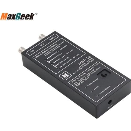 Maxgeek mAt-10 Automatic Antenna Tuner 1.8-54MHz 0.1-30W For YAESU FT-817/818 QRP Radio