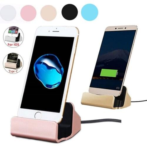 USB C Wireless Charger Dock For iPhone Huawei Samsung Xiaomi Oneplus Wireless Charging Stand Station Pad USB Data Cable Desktop