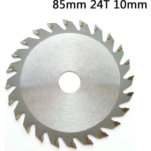 85mm 24T 10mm Bore TCT Circular Saw Blade Disc Cutter,Wood Metal Steel Cutting
