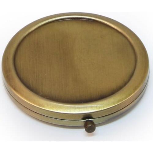 Bronze Compact Pocket Mirror 5/Lot