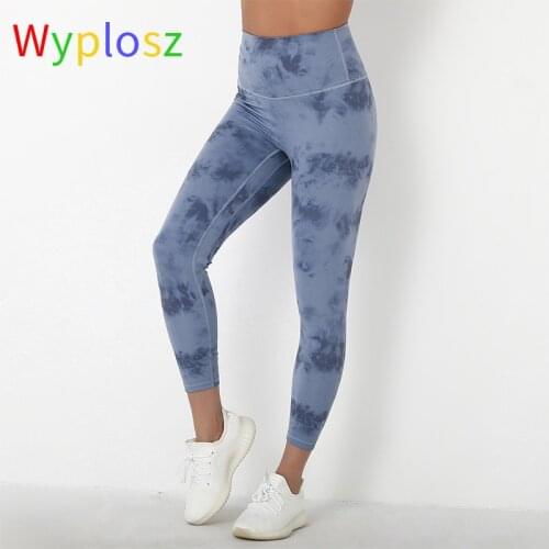 Wyplosz Naked High Waist Tight Fitness Yoga Pants Elastic Energy Gym Wear Workout Leggings Sports Gym Legging Fitness Printing