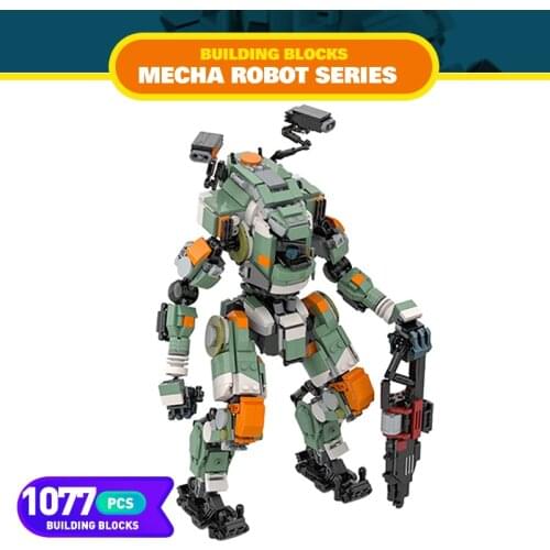 Moc Titan Fall BT-7274 Pioneer Titan Game Series Robot Technical Building Blocks Military Mecha War Childrens Toys Boy Toy Gift
