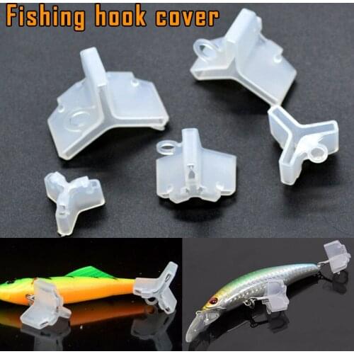 2019 Newly 50pcs/set Fishing Hook Protection Case Three Anchor Fishhooks Protector