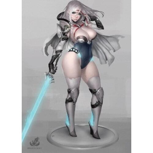 Pinup Sci-fi Twilight Knight Resin Model kit Free Shipping