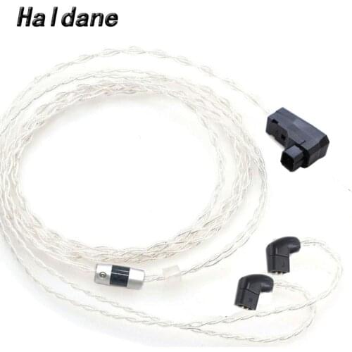 Haldane HIFI RSA/ALO Balanced 7N OCC Silver Plated Headphone Upgrade Replacement Cable for IE40 PRO IE40PRO Headphones 1.2m