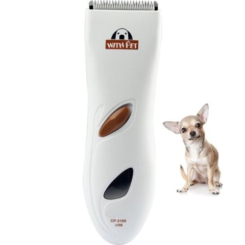 Professional USB Charge CP-3180 Pet Dog Hair Trimmer Electric Haircut Shaver Rechargeable Teddy Dog Grooming Clipper