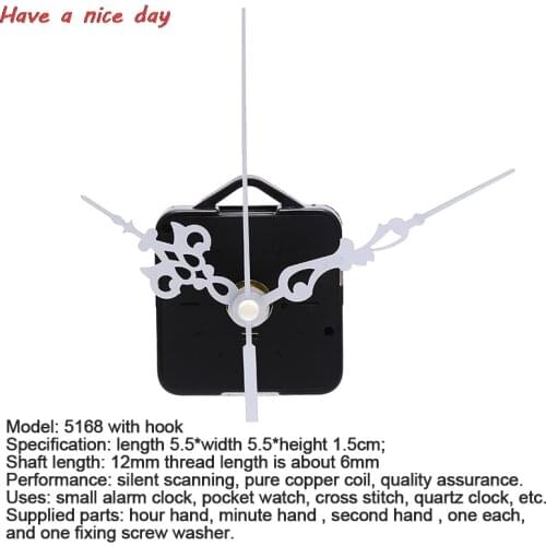 1 Set Professional Clock Mechanism Clockwork Practical Quartz Wall Clock Movement Hot Sale