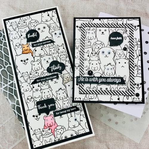 ""say Cheese" Animal Family Transparent Silicone Clear Stamp For Scrapbooking DIY Craft Decoration Soft Stamp 2020 New