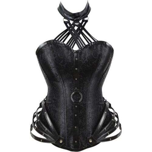 Corset Luxury Sexy Lingerie Underwear Gothic Corsets Lingerie Tops Shapewear and Bustiers Leather Corsetlet Slim Hot Sale