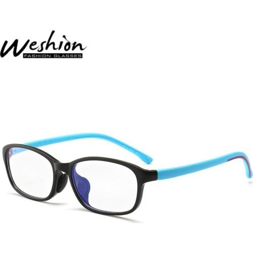 Blue Light Blocking Kids Glasses Optical Frame Children Boy Girls Square Clear Computer Anti Reflective Eyeglasses 2018 UV400